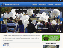 Tablet Screenshot of linkseventsolutions.org
